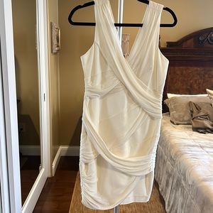Cynthia steffe mini dress worn once size 6 off white cream